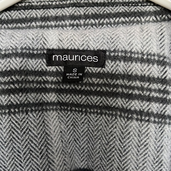 Maurices Junior Plaid Coat - Picture 7 of 8